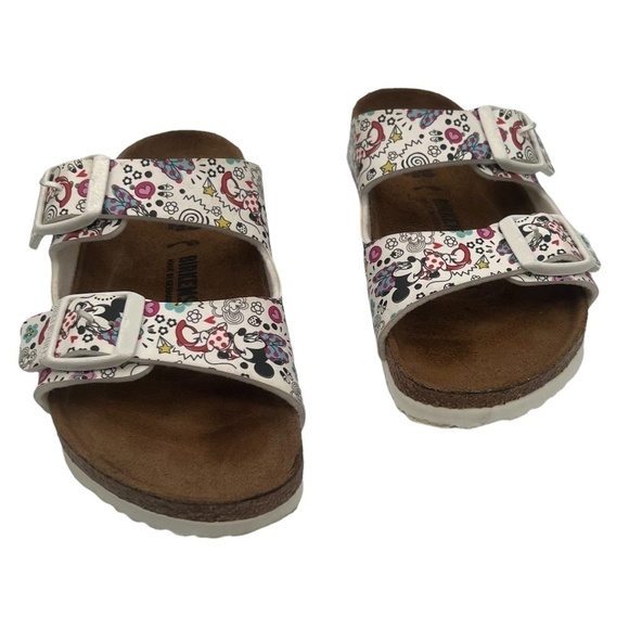 Birkenstock Disney Minnie Mouse Arizona Birko-Flor Sandals Size 12 (30) - Picture 1 of 8